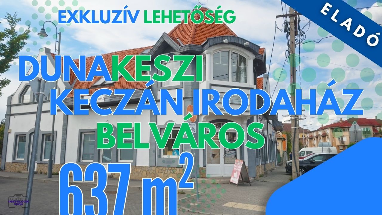 Keczán üzletház Dunakeszi – kiemelkedő üzleti ingatlan film