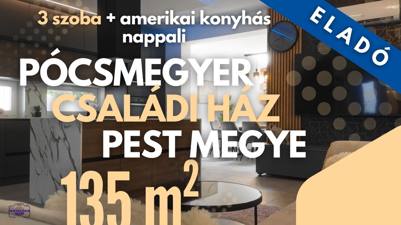 Pócsmegyer - csodaszép elegáns házikó ingatlanfilm